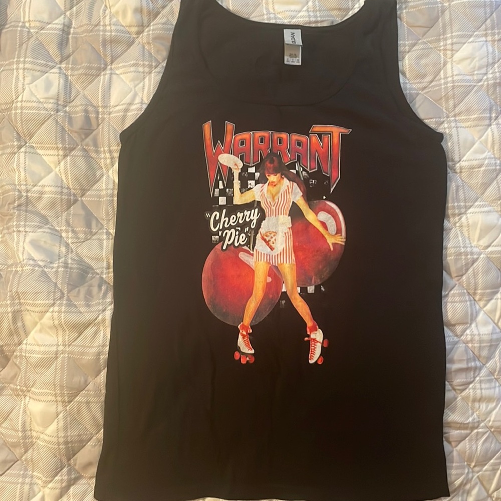 Warrant black tank top
